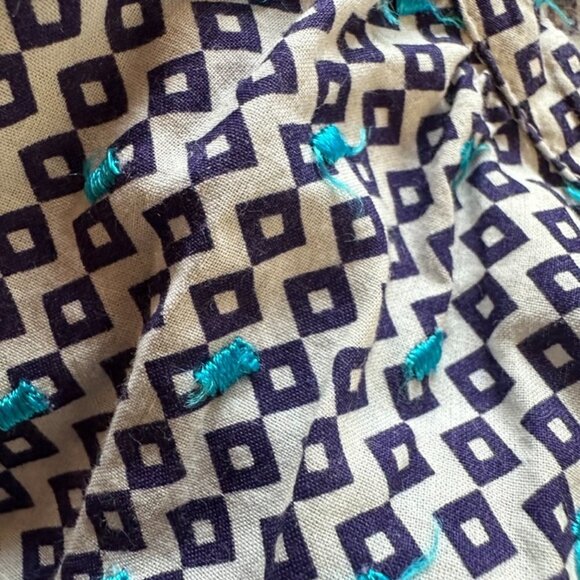 Velvet-Stylish Multi-Color Patterned Blouse - Picture 4 of 4